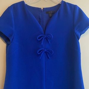 J Crew Career Shift Dress with Bow detail